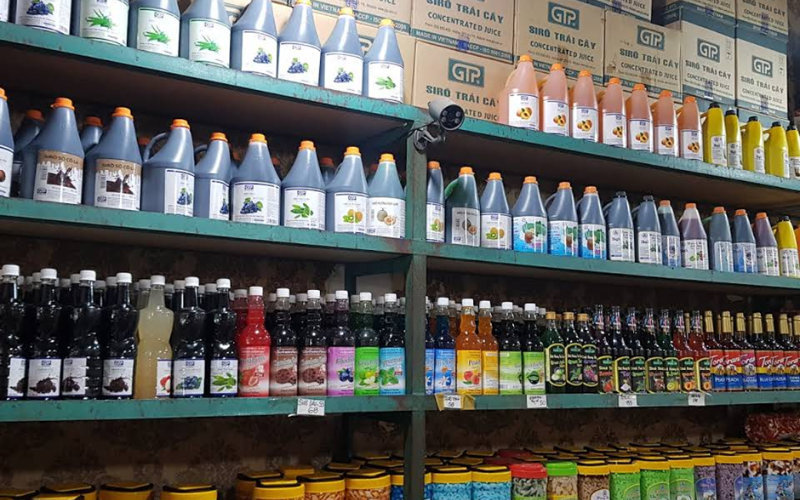 nguyên liệu pha chế đồ uống cho quán cà phê 