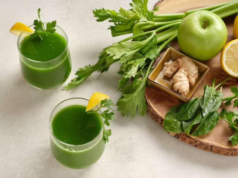 Nước ép táo xanh giảm cân 