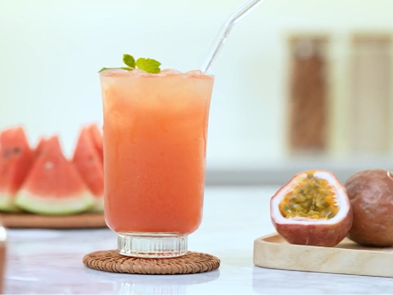 Dưa hấu, chanh dây, đường thốt nốt